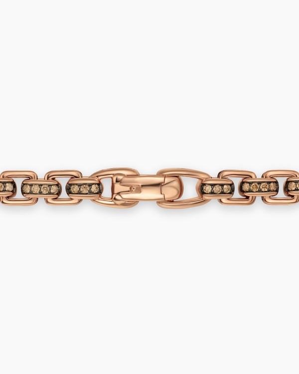 Box Chain Necklace in 18K Rose Gold, 7.5mm