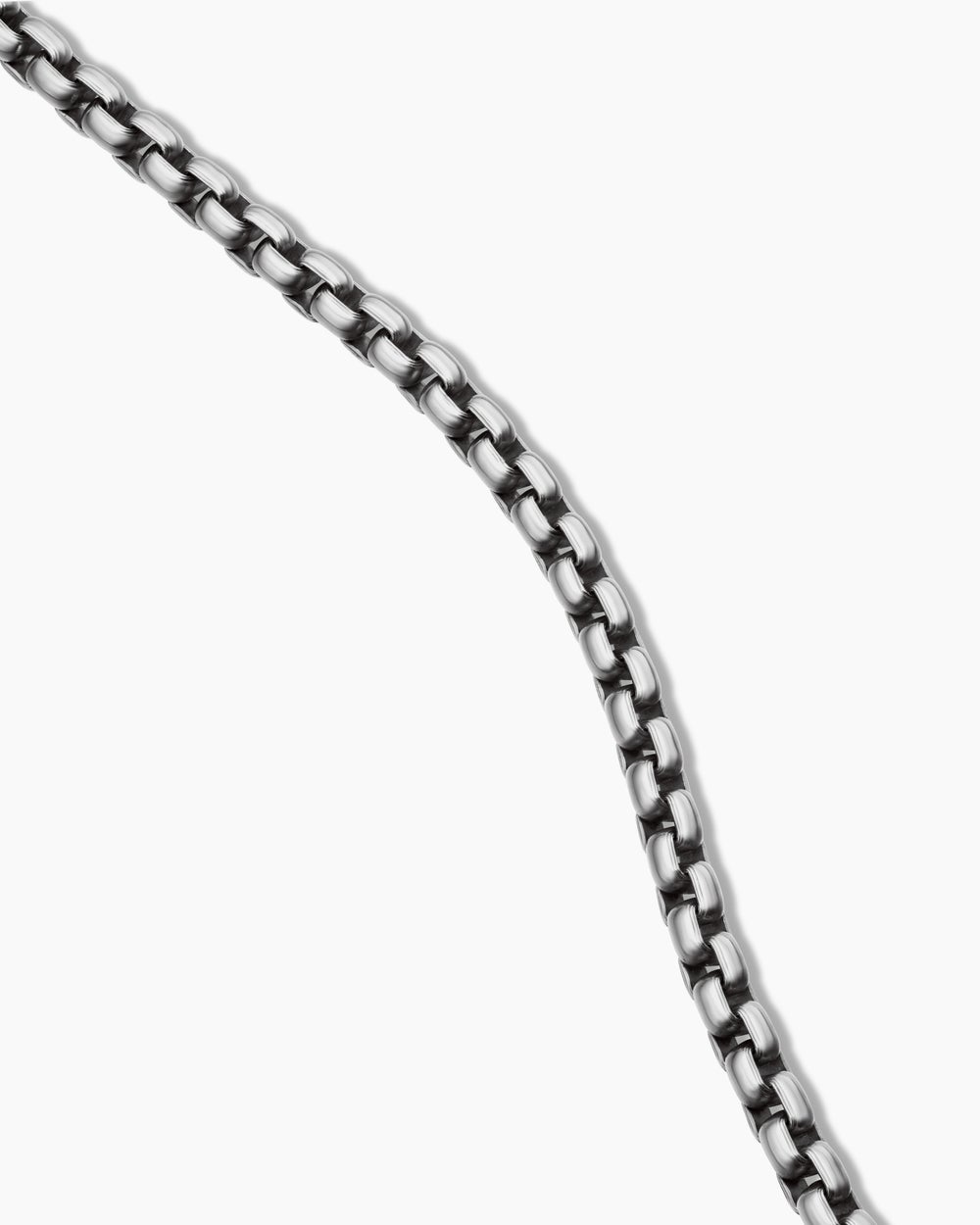 Collier Box Chain en argent sterling avec accents en or jaune 14 carats, 1,7 mm femmes