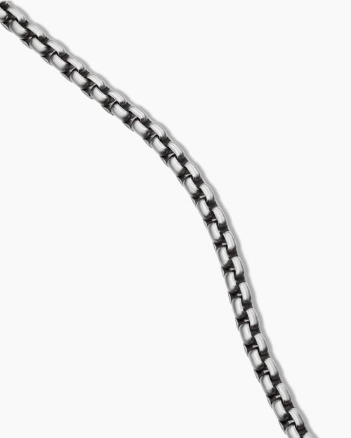 Womens Box Chain Necklace in Sterling Silver with 14K Yellow Gold Accent, 1.7mm