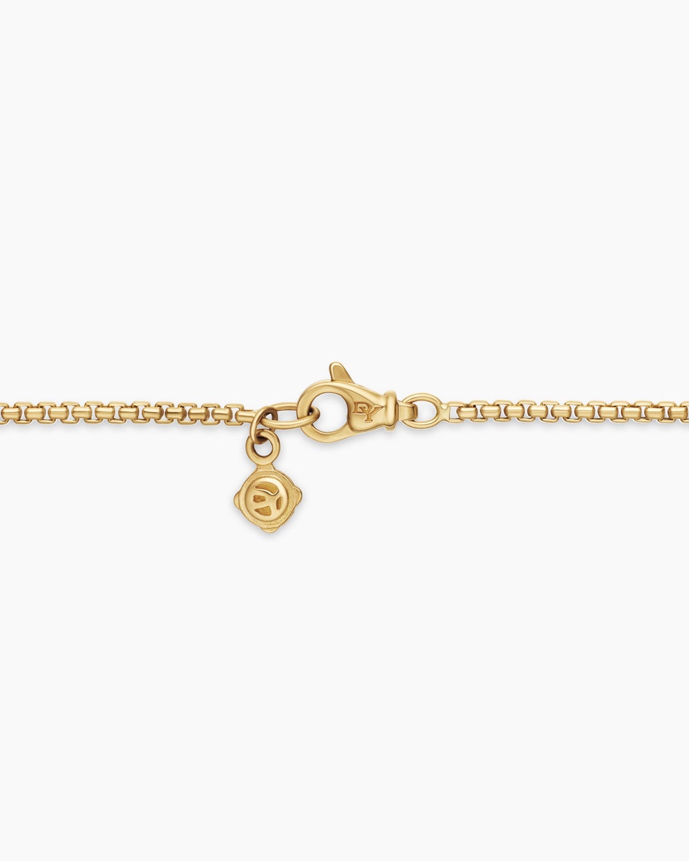 Womens Box Chain Necklace in 18ct Yellow Gold, 1.7mm