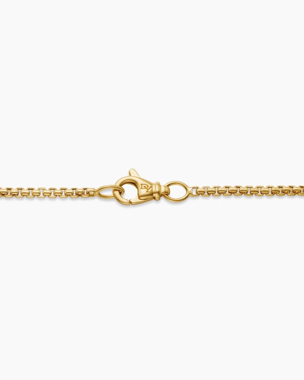 Collier Box Chain en or jaune 18 carats, 1,7 mm