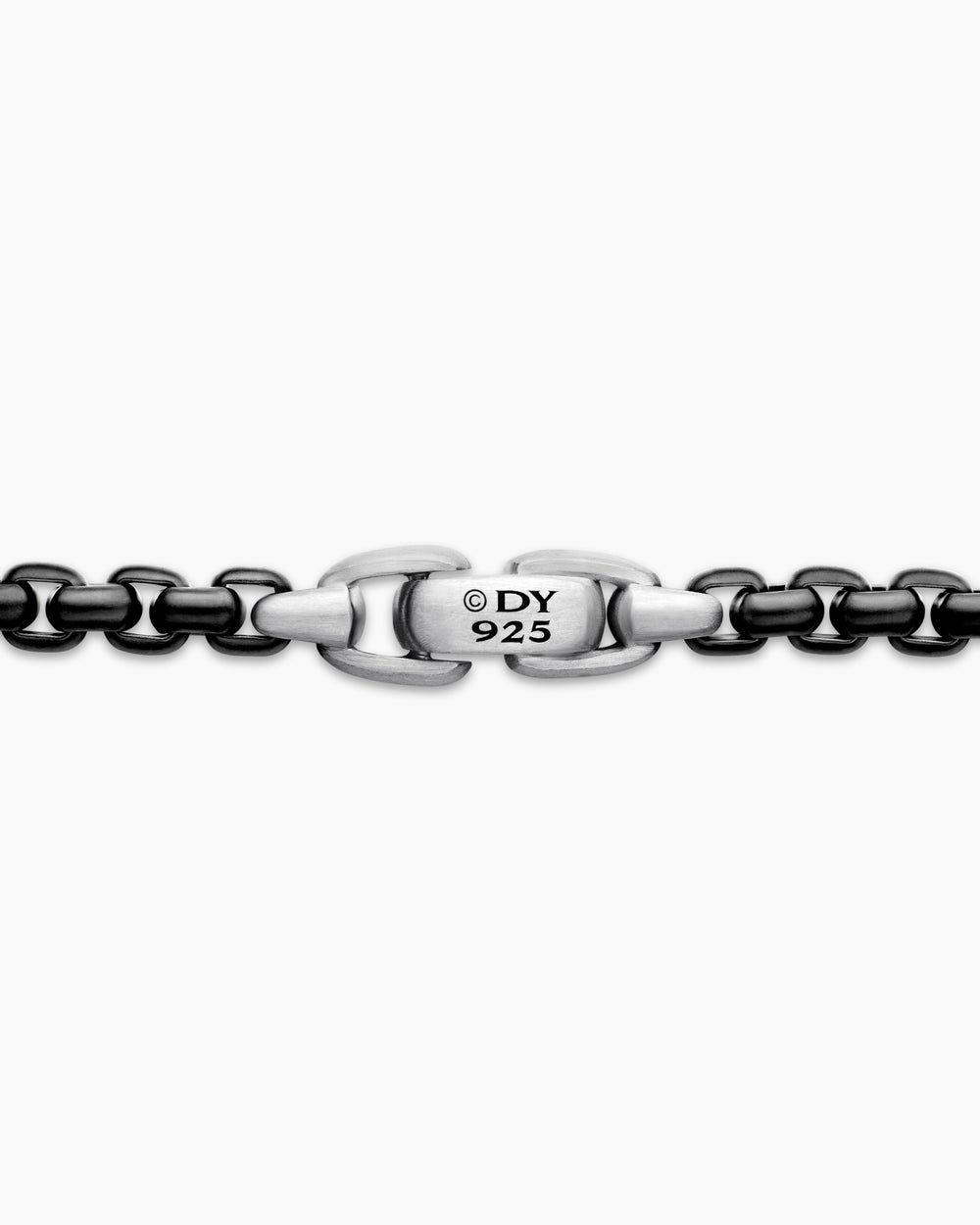 Collier Box Chain en acier inoxydable et argent sterling, 5 mm hommes