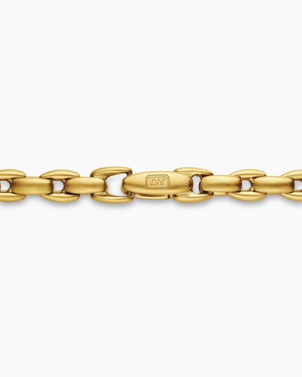 Streamline Elongated Chain Necklace in 18K Yellow Gold, 6mm