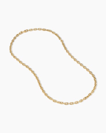Chain Links Necklace in 18K Yellow Gold, 5.2mm