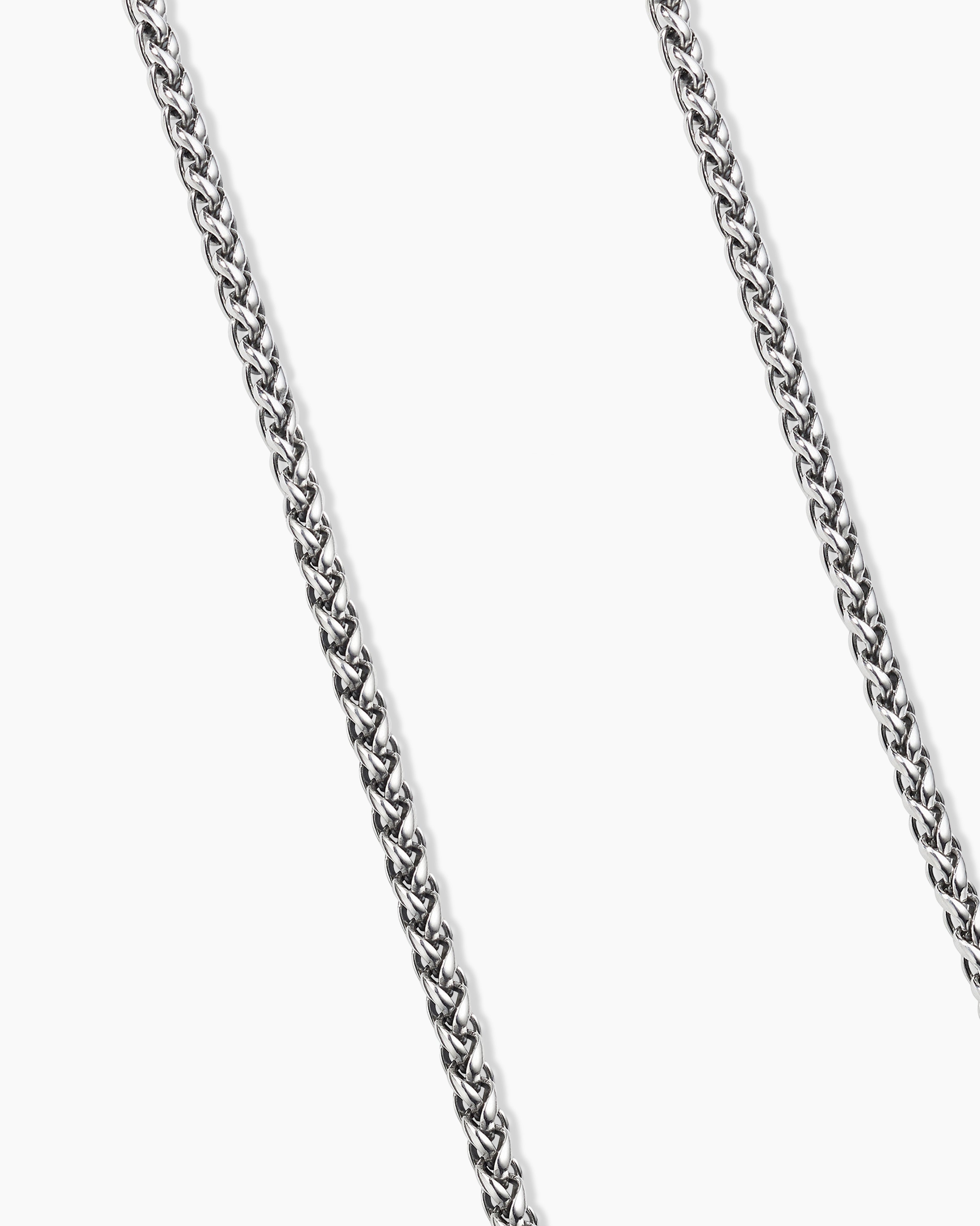 Wheat Chain Necklace in Sterling Silver, 4mm | David Yurman EU