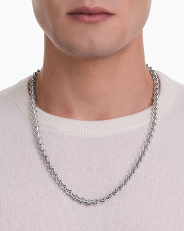 Armory® Chain Necklace in Sterling Silver, 8.4mm