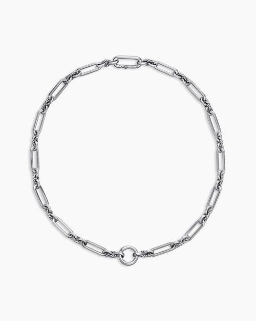 Womens Lexington Chain Necklace in Sterling Silver, 7mm