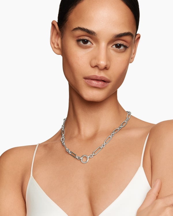 Collier à chaîne Lexington en argent sterling, 7 mm