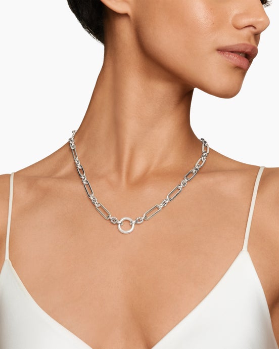 Lexington Chain Necklace in Sterling Silver, 7mm