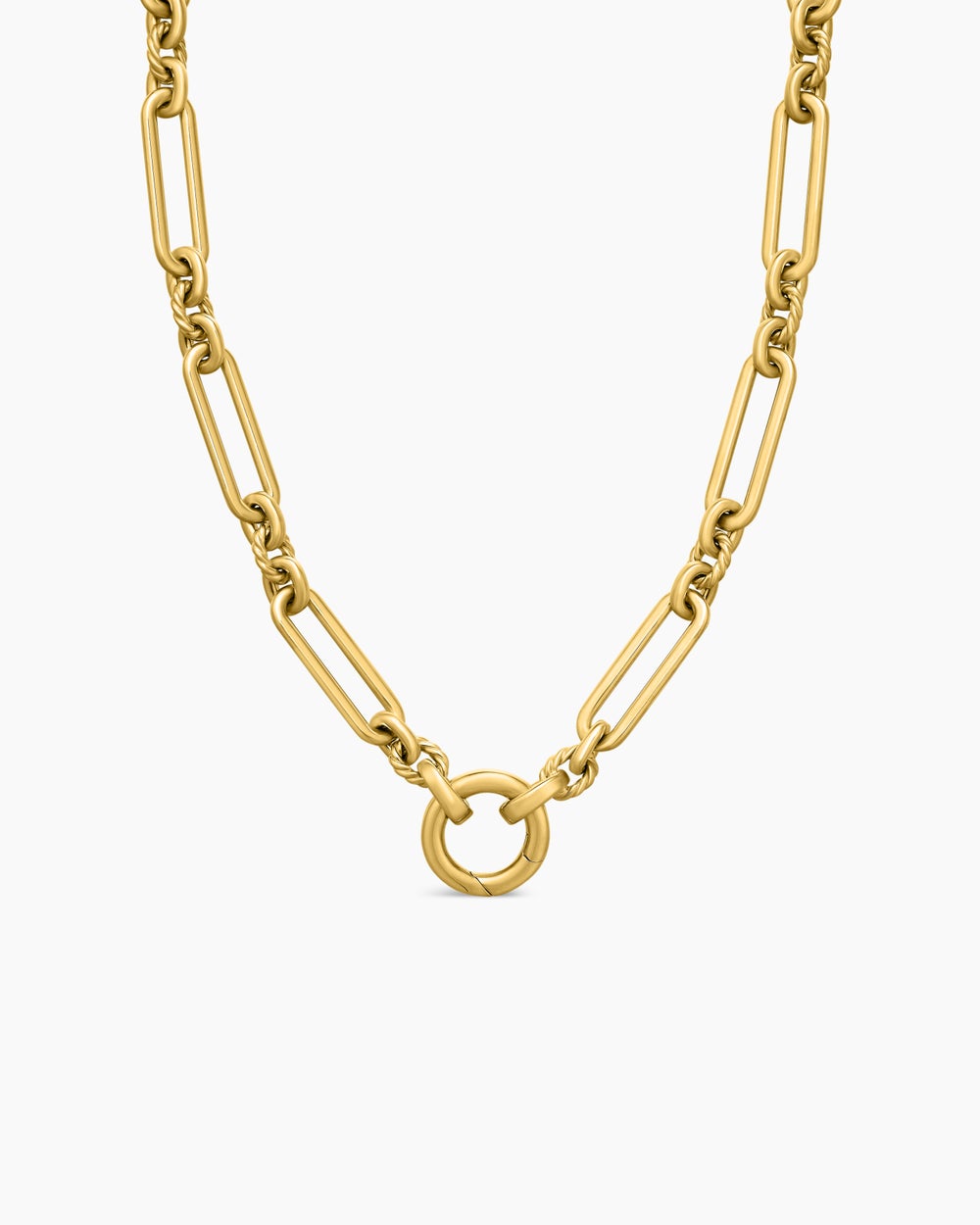 Womens Lexington Chain Necklace in 18ct Yellow Gold, 6.5mm