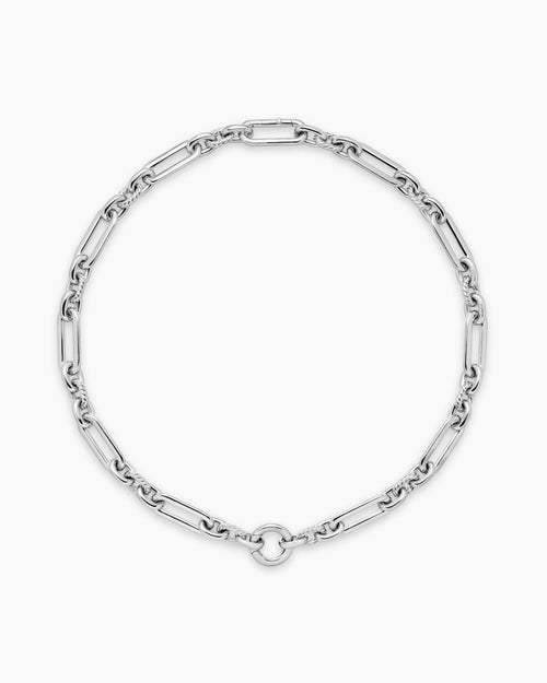 Womens Lexington Chain Necklace in Sterling Silver, 9.8mm