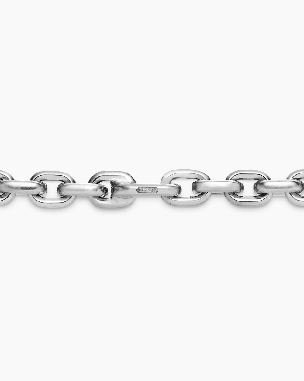 Mens Streamline® Link Necklace in Sterling Silver, 6.5mm