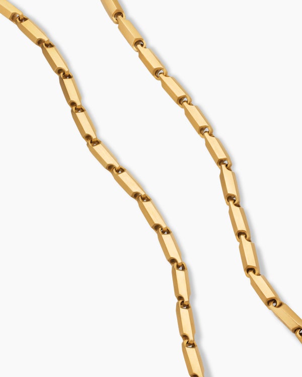 Streamline Chain Necklace in 18K Yellow Gold, 3mm