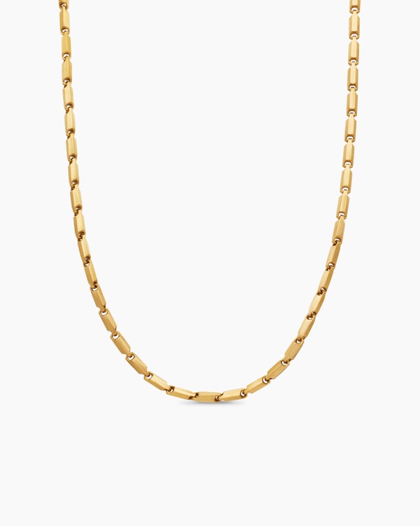 Streamline Chain Necklace in 18K Yellow Gold, 3mm