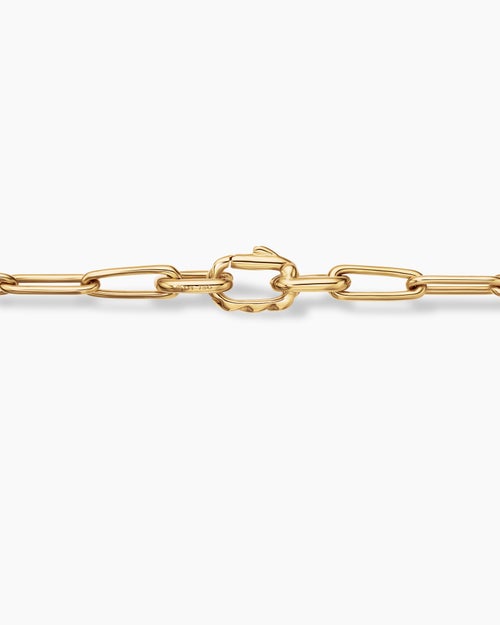 Mens Streamline Chain Necklace in 18K Yellow Gold, 3.5mm