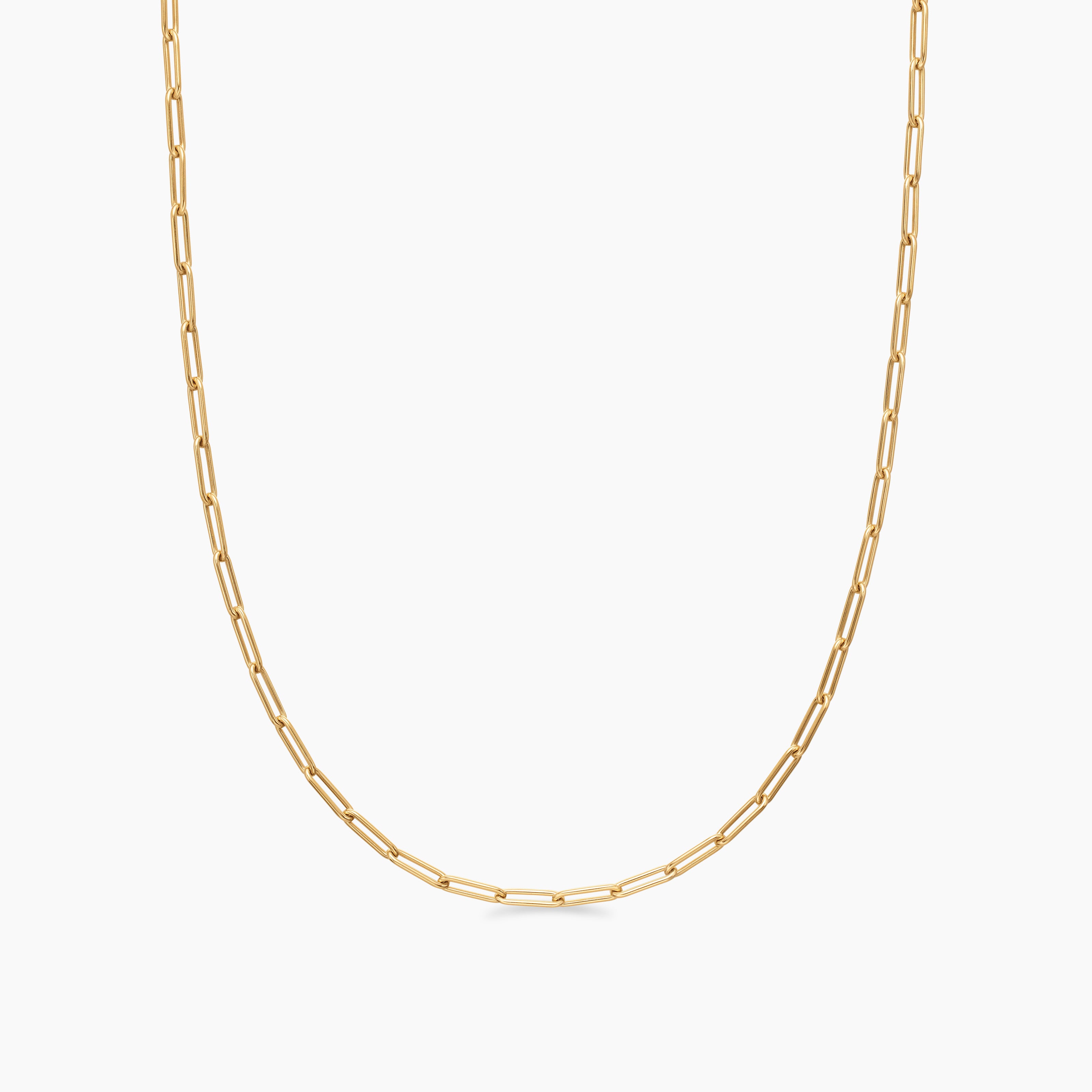 Collier cha&icirc;ne Streamline&reg; en or jaune 18 carats, 3,5 mm homme 