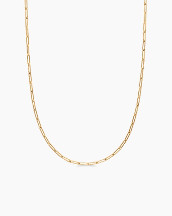 Streamline® Chain Necklace in 18ct Yellow Gold, 3.5mm