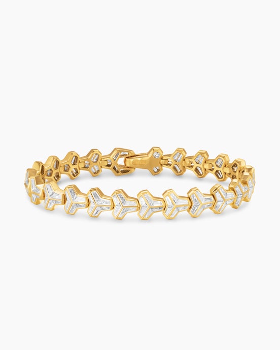 Armoury Bracelet in Yellow Gold with Diamonds