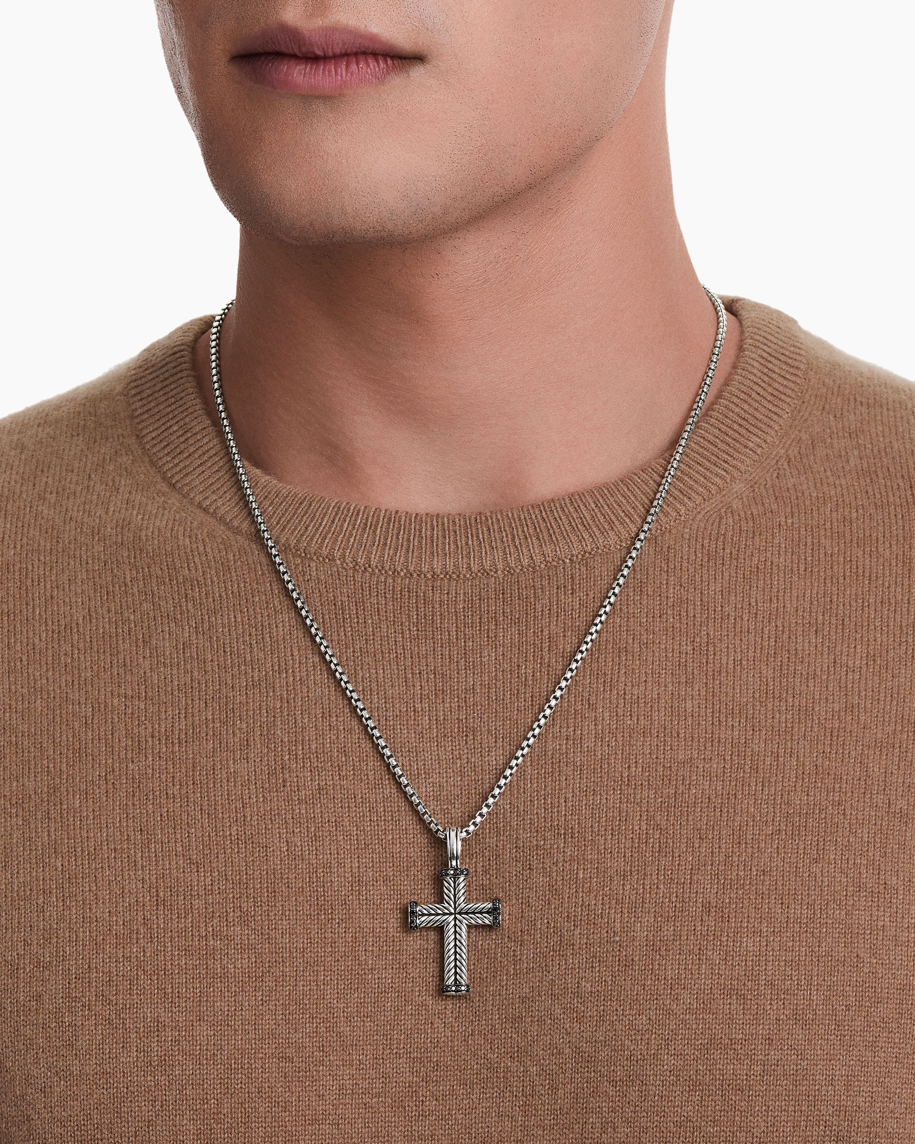Men's Chain Pendants: Cross, Tags, & Modern Styles