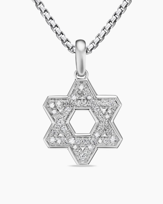 Streamline Star of David Pendant, 25mm