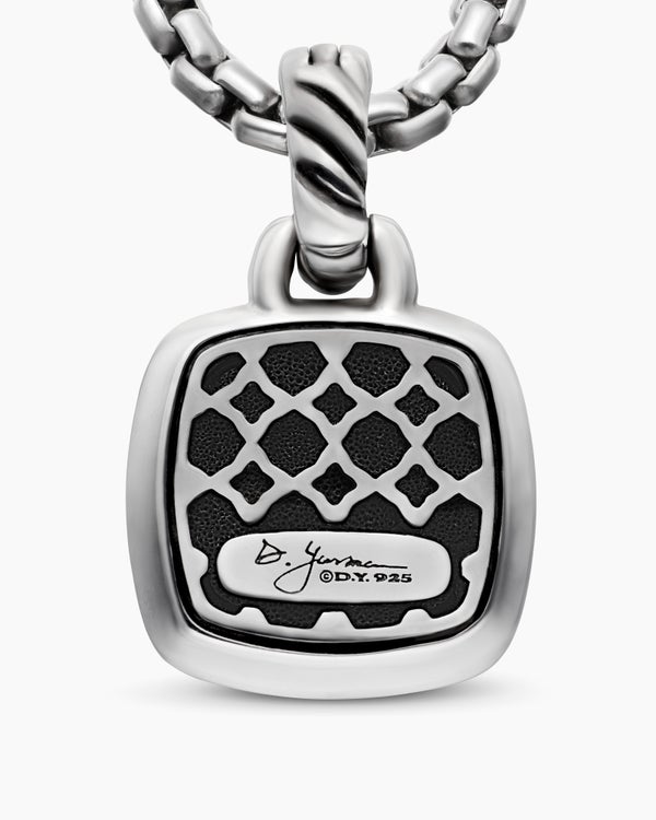 Albion Pendant in Sterling Silver with 18K Yellow Gold and Diamonds, 11mm