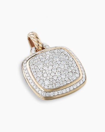 Albion® Pendant in 18K Yellow Gold with Pavé Diamonds, 17mm