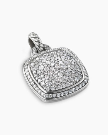 Albion® Pendant in Sterling Silver with Pavé Diamonds, 17mm