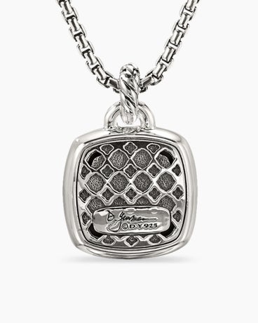 Albion® Pendant in Sterling Silver with Black Onyx and Diamonds, 17mm