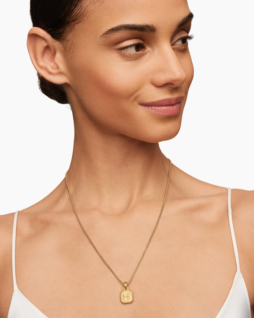 Womens Petrvs® Horse Amulet in 18K Yellow Gold, 13.4mm