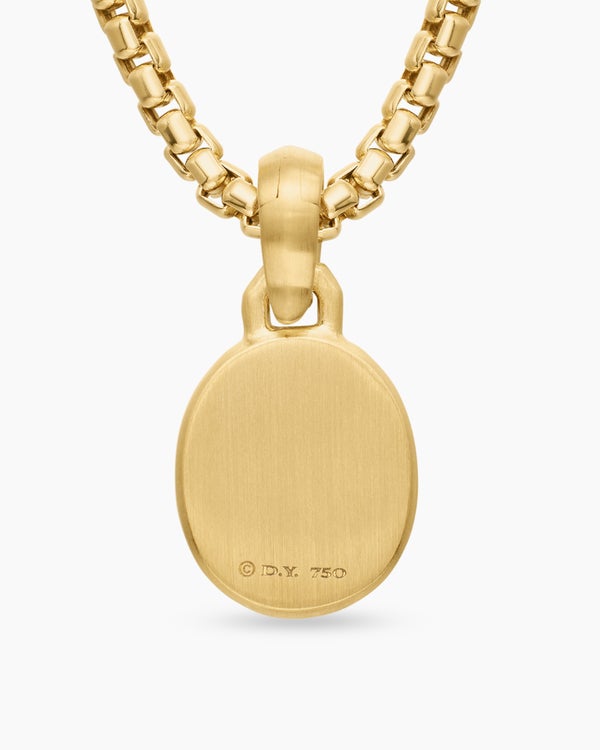 Petrvs® Scarab Pendant in 18K Yellow Gold, 14mm