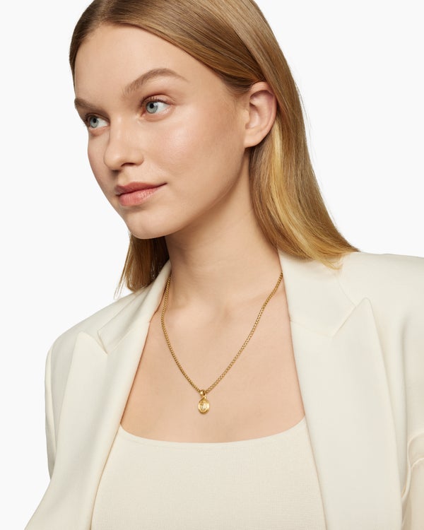 Petrvs® Scarab Pendant in 18K Yellow Gold, 14mm