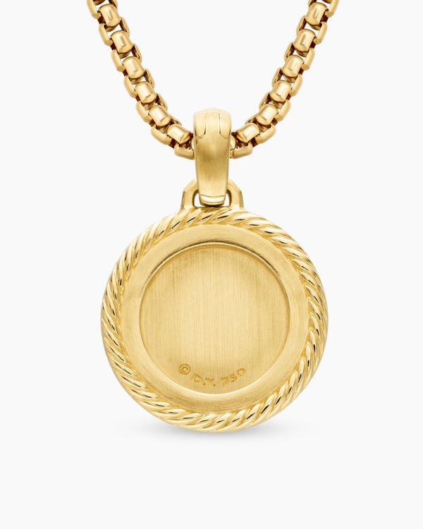 Petrvs® Angel Pendant in 18K Yellow Gold, 13.5mm