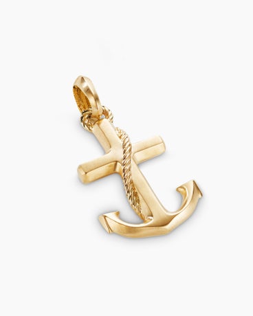 Maritime® Anchor Amulet in 18K Yellow Gold, 26mm