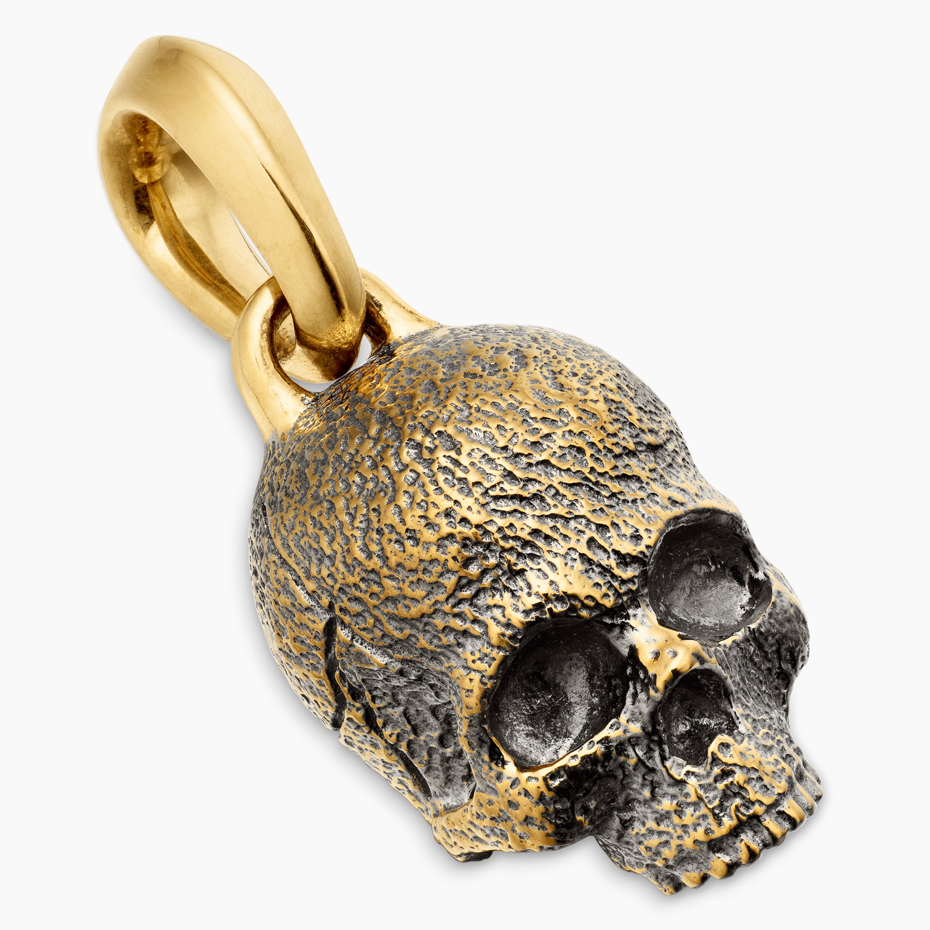 White gold skull pendant hotsell