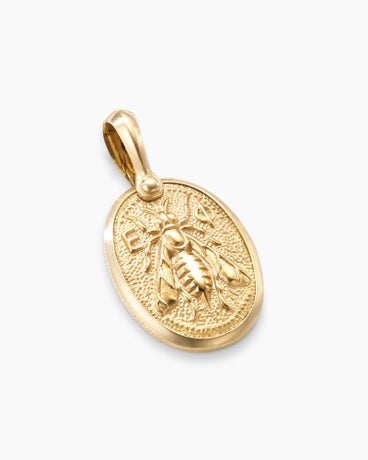 Petrvs® Bee Amulet in 18K Yellow Gold, 29mm