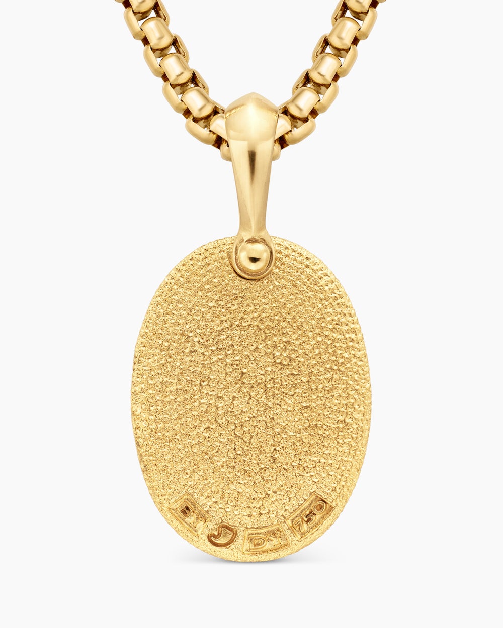 Amulette abeille Petrvs® en or jaune 18 carats, 17,8 mm hommes