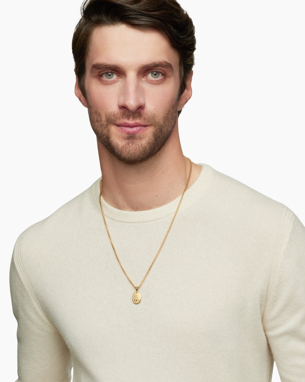 Amulette abeille Petrvs® en or jaune 18 carats, 17,8 mm hommes