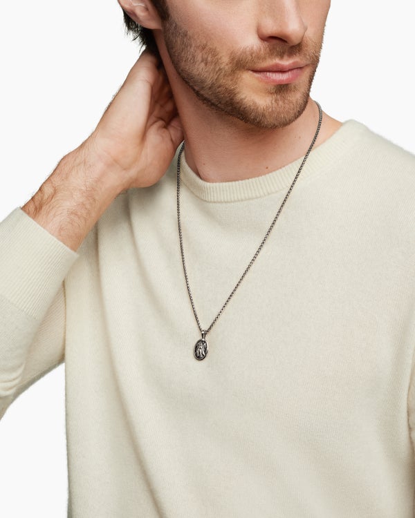 Petrvs® Bee Amulet in Sterling Silver, 17.8mm