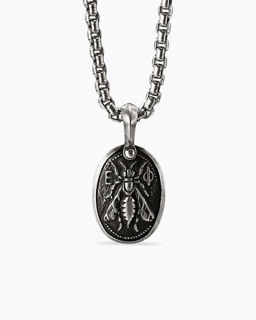 Petrvs® Bee Amulet in Sterling Silver, 29mm