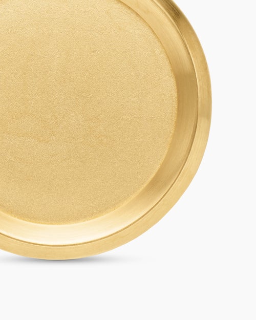 Mens St. Christopher Amulet in 18K Yellow Gold, 26.5mm