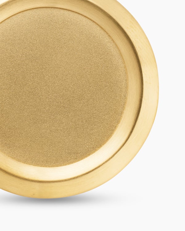 St. Christopher Amulet in 18K Yellow Gold with Diamonds, 28.5mm