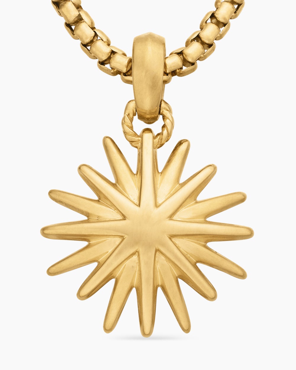 Breloque Starburst en or jaune 18 carats, 21,5 mm femmes