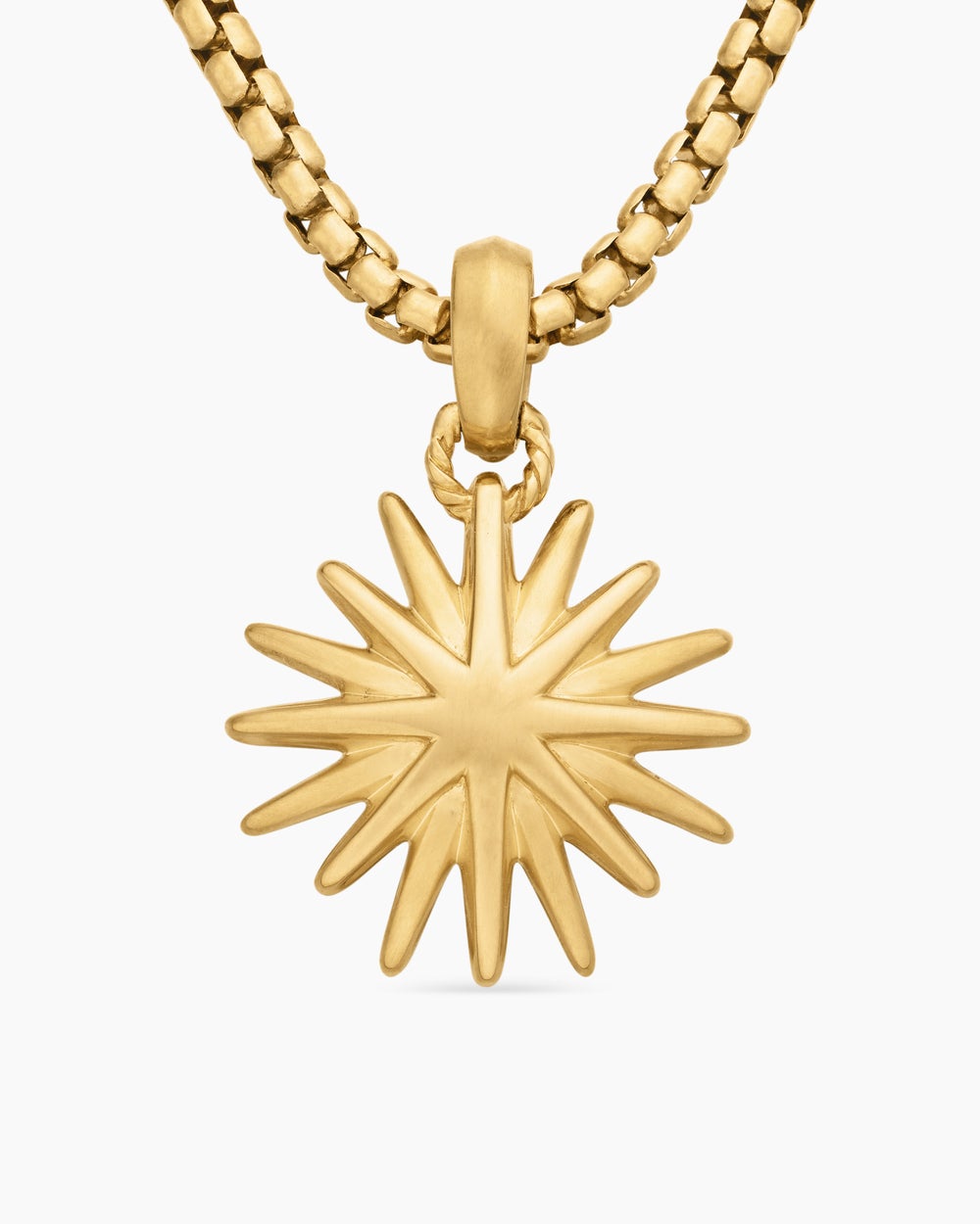Breloque Starburst en or jaune 18 carats, 21,5 mm femmes