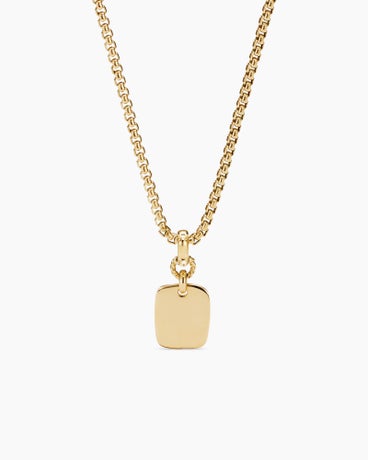 SY Heart Amulet in 18K Yellow Gold, 15mm
