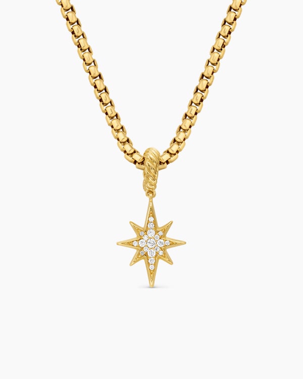 david van hagen North Star Amulet 18K Yellow Gold with Diamonds 15mm