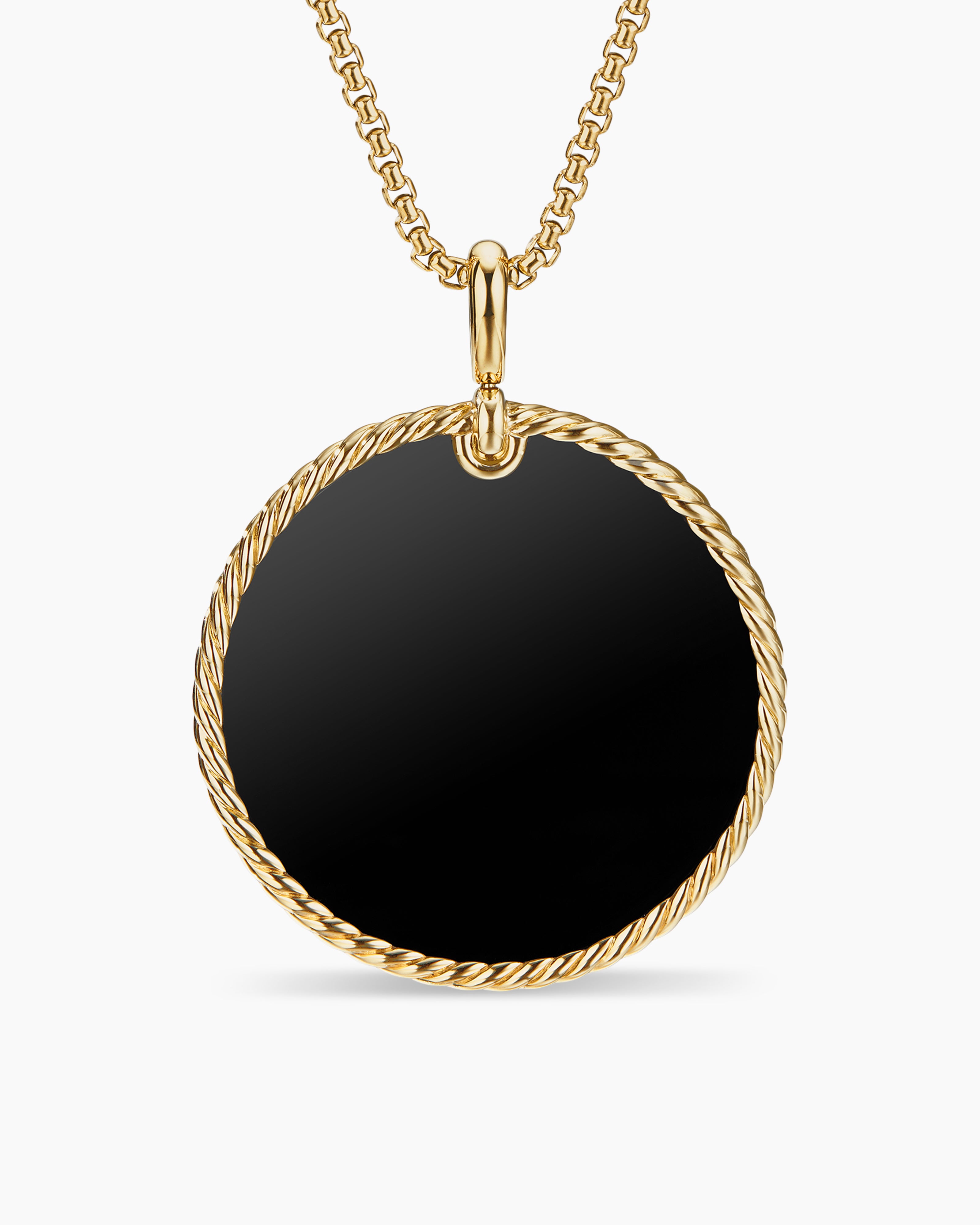 Lile Black Onyx Gold Necklace - 18k Gold Vermeil – Honoura
