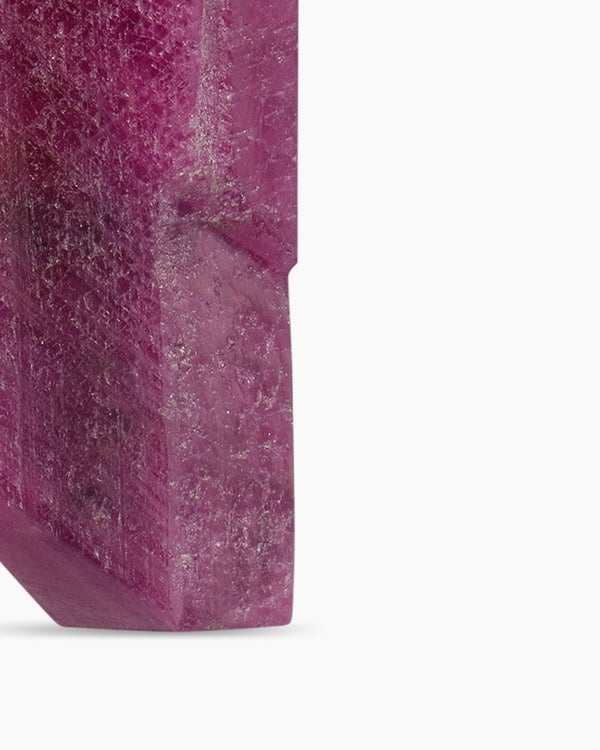 Wrapped Crystal Amulet in Ruby Crystal with 18K Yellow Gold and Diamonds, 30mm