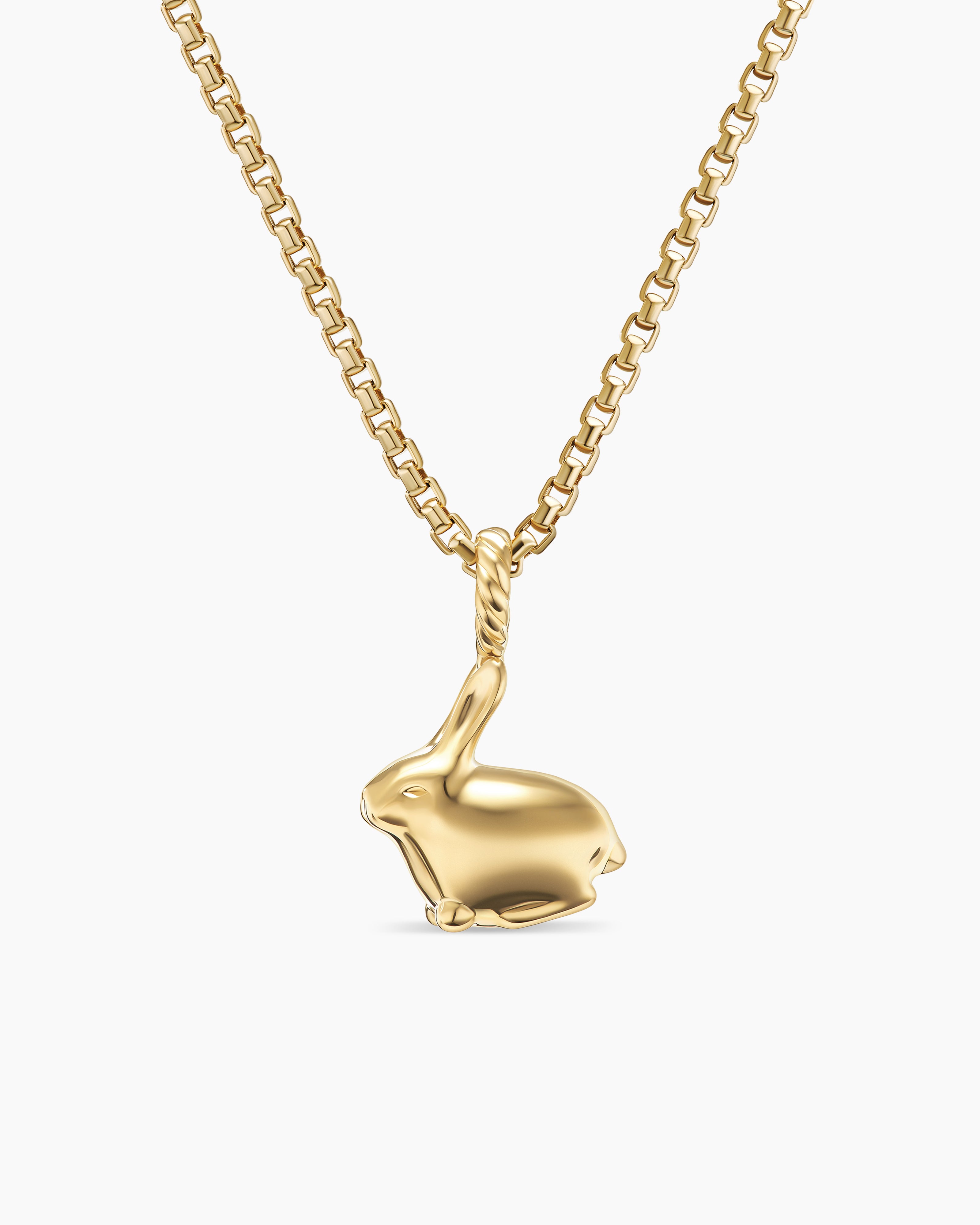David Yurman Bunny Charm Necklace