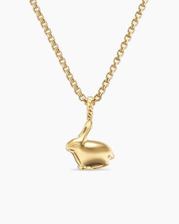 Bunny Charm in 18K Yellow Gold, 13.3mm