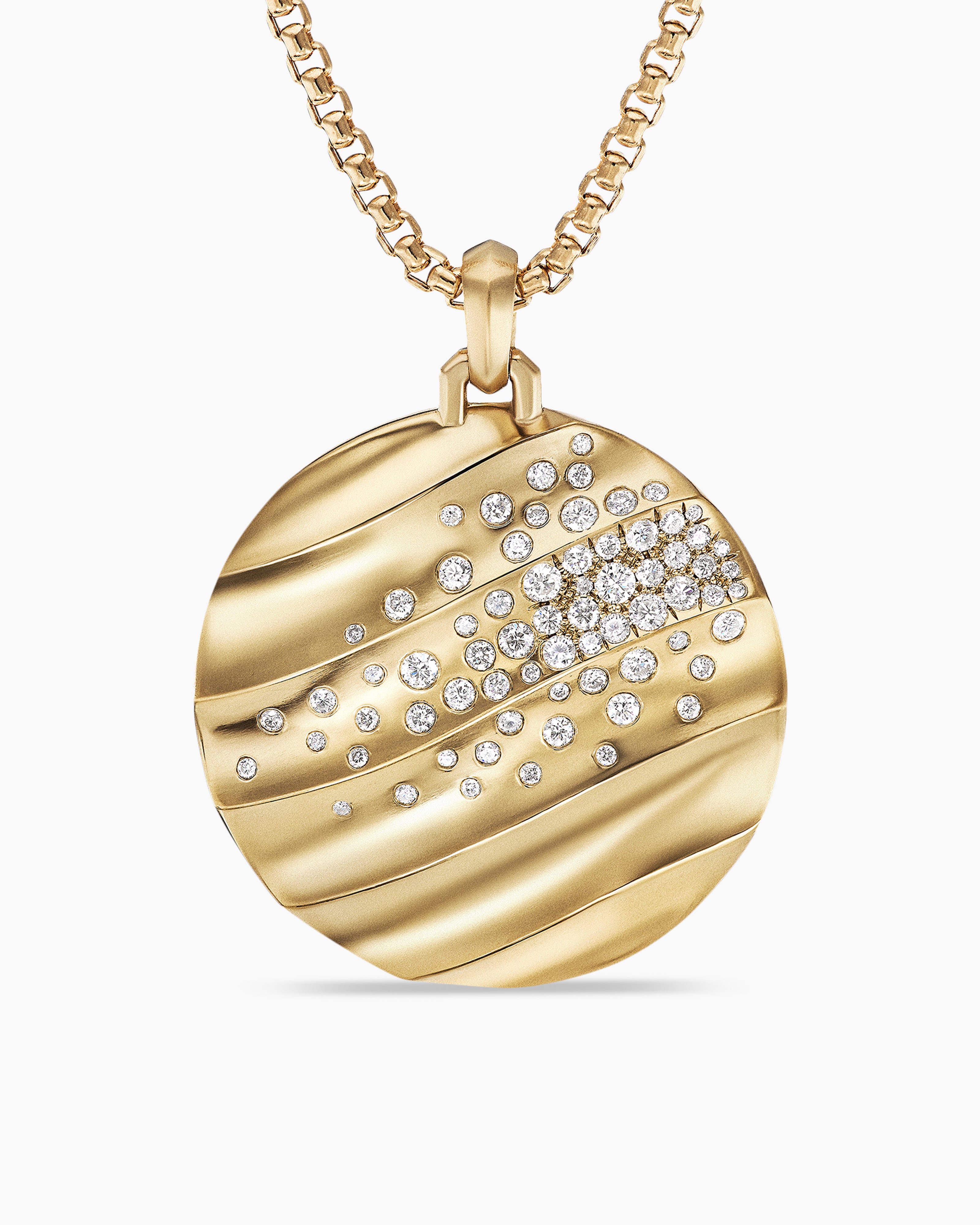 18K Gold Single Initial Custom Disc Necklace – Enjoy 20% off – BaubleBar